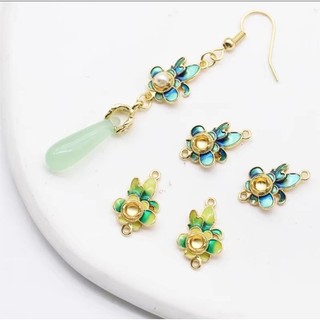Set 2 cái phiến kim loại 11x18mm - Nguyên liệu làm trâm cài tóc cổ trang, bông tai, handmade