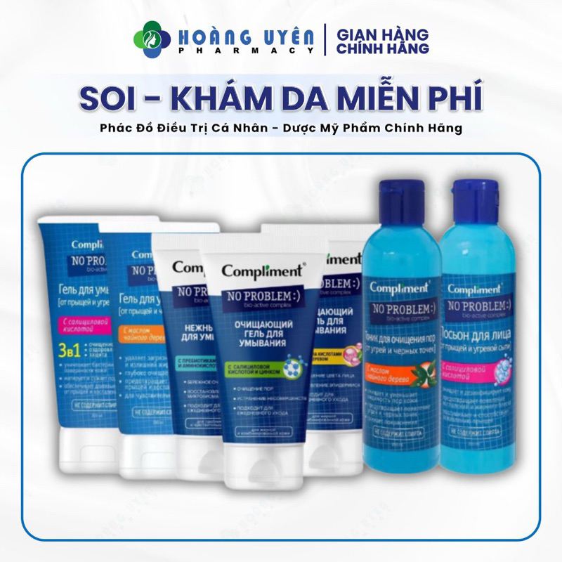 Sữa rửa mặt Compliment No Problem 200ml