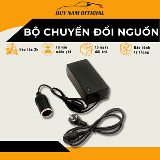  Bộ Chuyển Đổi Nguồn Cho Tẩu ÔTô 220V Sang 12V,110V-12V HUY NAM OFFICIAL Kết Nối Từ Tẩu Ô Tô Sử Dụng Cho Máy Hút Bụi Máy 