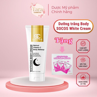 Kem dưỡng trắng da Body Retinol BAN ĐÊM Socos Whitening Body Cream