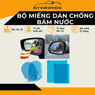  Miếng Dán Chống Bám Nước Ô Tô HUY NAM OFFICIAL Giúp Cho Quan Sát Tốt Hơn Và Giảm Độ Chói Sáng Đèn Tạo An Toàn Khi Lái Xe 