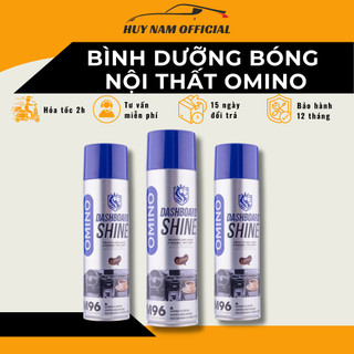  Xịt Dưỡng Bóng Nội Thất Ghế Da Ô Tô Hương Cafe OMINO M96 500ml 