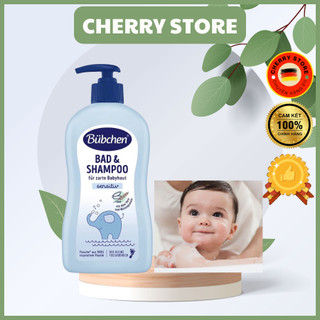 Bộ sữa tắm gội, kem dưỡng da, kem hăm cho trẻ sơ sinh bubchen 400ml - nội địa đức
