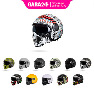 Mũ Bảo Hiểm Nguyên Đầu Đa Năng EGO E-5 - GARA20