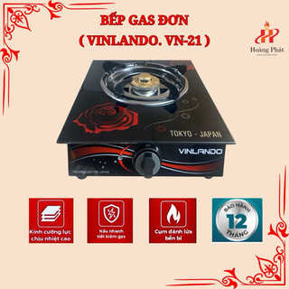 Bếp gas đơn mặt kính dương bếp gas một lò đốt mã VINLANDO 30