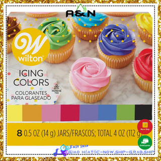 Màu thực phẩm Wilton Icing Color Bộ 8 Màu