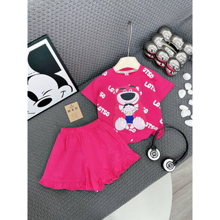 Set bộ đùi gấu dâu cho bé