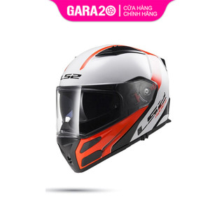 Mũ bảo hiểm fullface lật hàm ls2 ff324 metro- gara20
