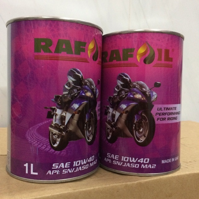 Nhớt Tổng Hợp Rafoil 10W40 Dành Xe Số, Xe Côn Tay Và Xe Tay Ga