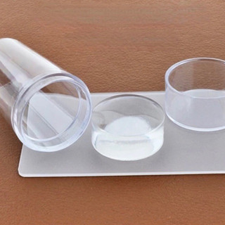Con dấu in silicon trong suốt.