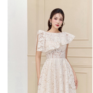 Floy - váy martha lace midi dress