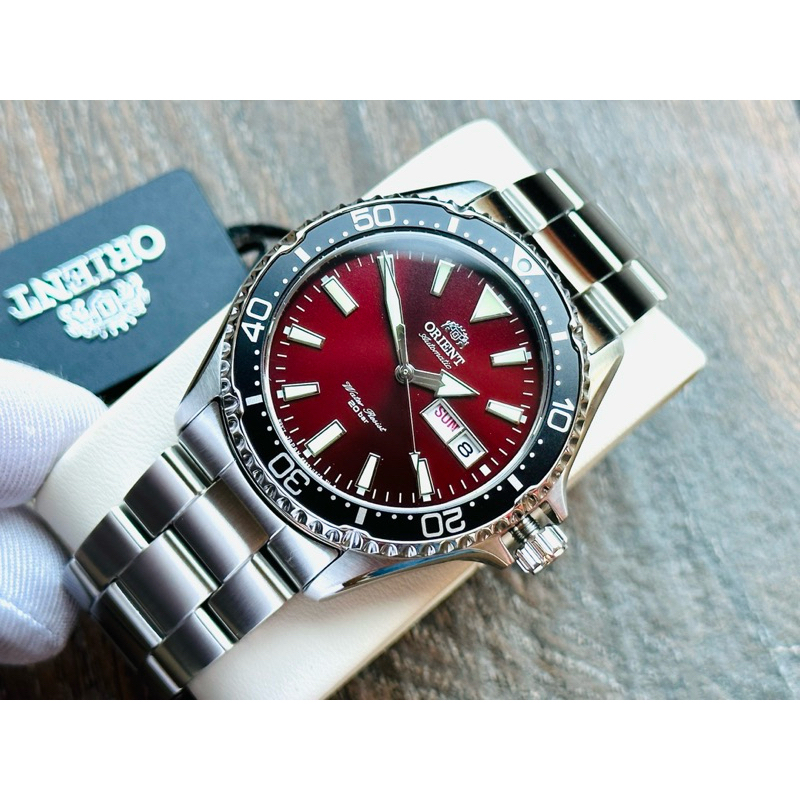 ĐỒNG HỒ NAM CHÍNH HÃNG ORIENT RA-AA0003R MAKO 3 DIAL RED AUTOMATIC