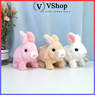 Đồ chơi thỏ bông chạy bằng pin siêu đáng yêu cho bé