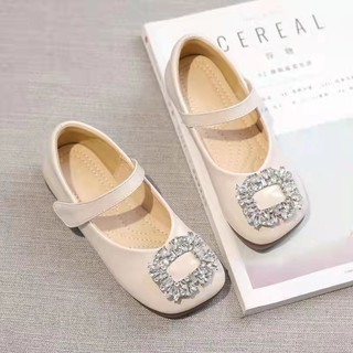 Giày búp bê gắn đá bling bling