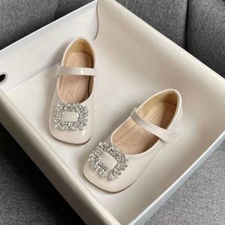 Giày búp bê gắn đá bling bling