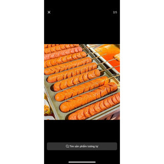 xúc xích ăn liền,  xúc xích có thể chiên giòn 1  chiếc 100gram thơm ngon