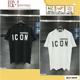 Áo Phông Nam DSQ2 In Chữ ICON Mặt Trước Cực Đẹp - Áo Thun Nam Nữ DSQUARED2 In Hình Siêu Đẹp HT5024