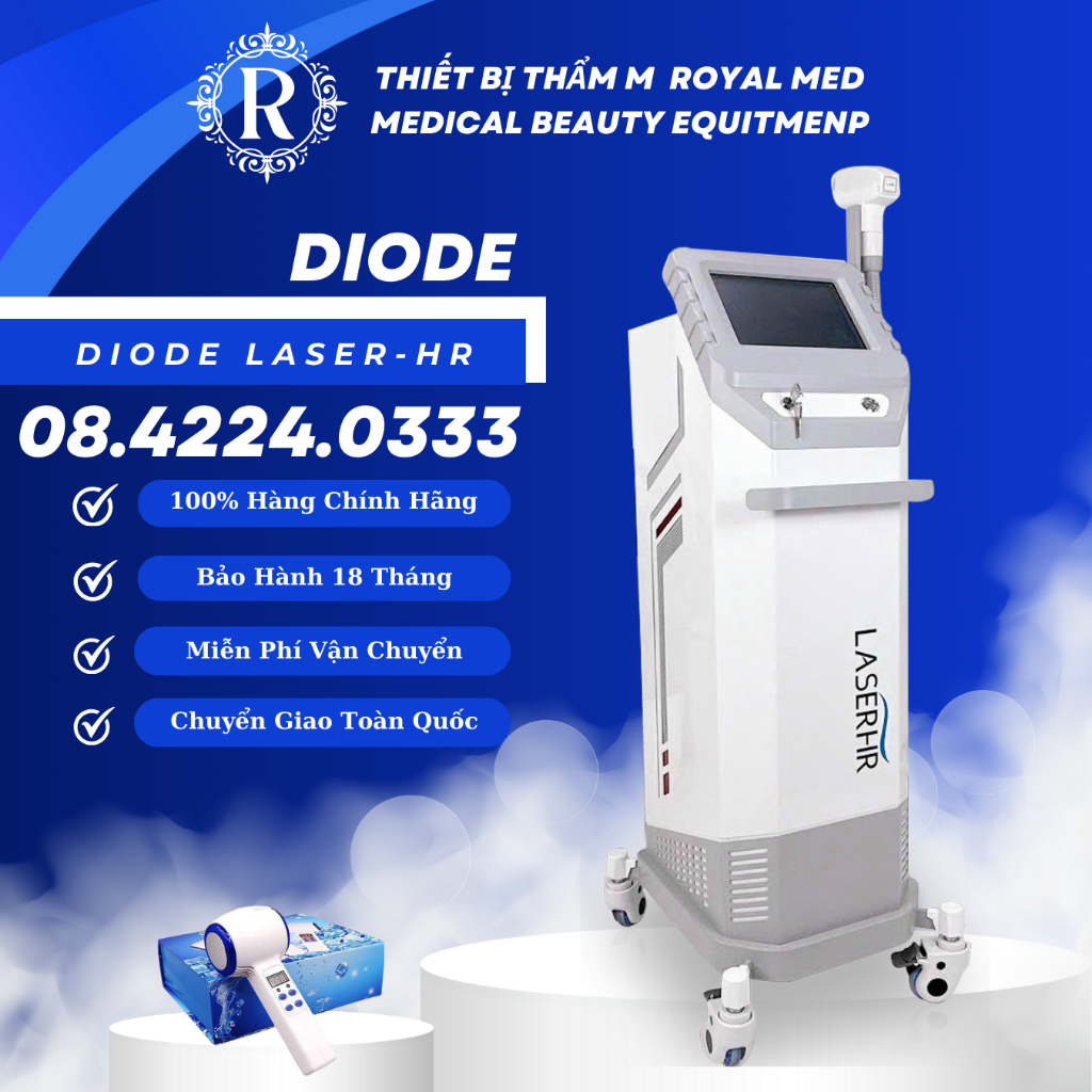 [ Dioder Laser HR ] Máy Triệt Lông Lạnh Diode Laser 808 HR