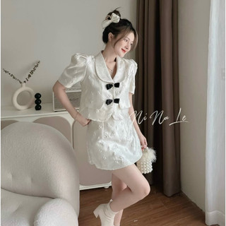 set ao+cv gấm hoa nổi bon