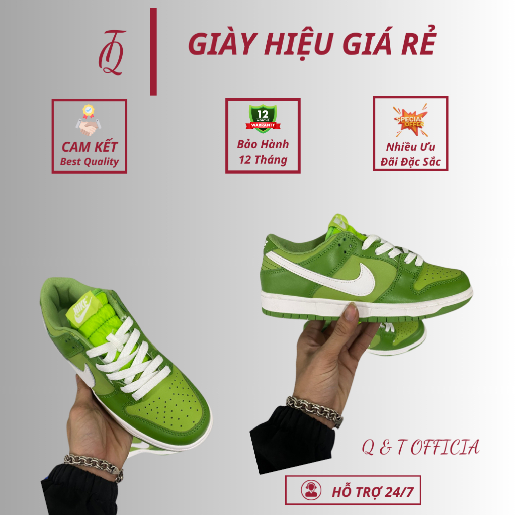 giày thể thao màu xanh