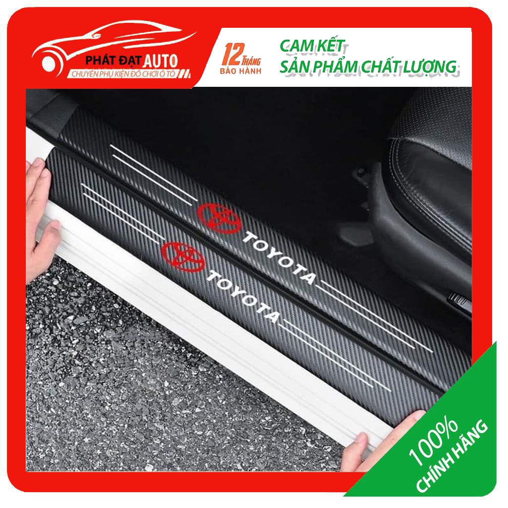 Bộ 9 MIẾNG DECAL DÁN BẢO VỆ BẬC CHÂN XE Ô TÔ, MIẾNG DÁN CHỐNG TRẦY XƯỚC BẬC CHÂN, Nẹp bậc cửa, bậc cốp XE ÔTÔ