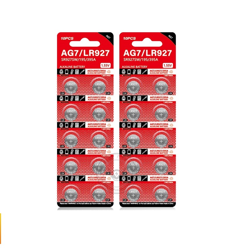 Pin cúc áo 1.55V - AG7 LR927 LR927H 395A 395 SR927SW 399 SR927W D395 610 D399 SR57 V395 CX57 SP395 G