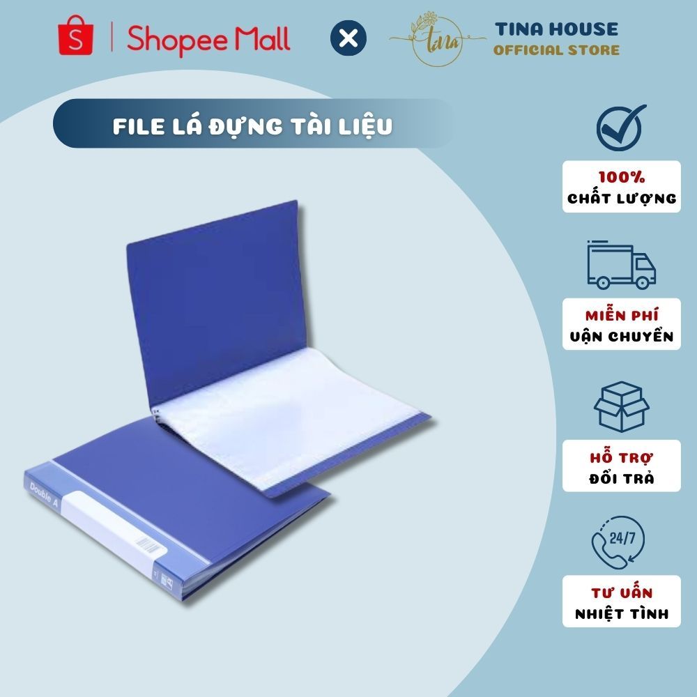 Tệp Đựng Tài Liệu Nhiều Ngăn A4 Trong Suốt Chống Thấm Nước - File Lá Đựng Tài Liệu A4 Bìa Đựng Tài Liệu Đa Năng