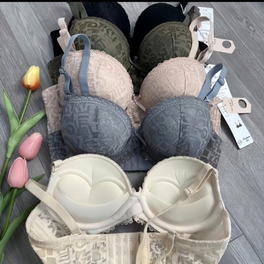 912_ Áo lót ren siêu nâng đệm 5cm, tạo khe, không gọng, dành cho các chị v1 nhỏ