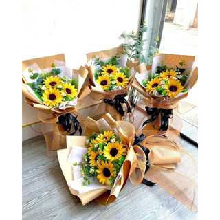Bó hoa sáp hướng dương chụp kỉ yếu, tặng quà,kỉ niệm