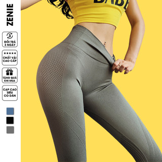 Quần tập Gym Legging Basic Zenie Siêu Co Dãn Nâng Mông Tôn Dáng Thanh Lịch Q07