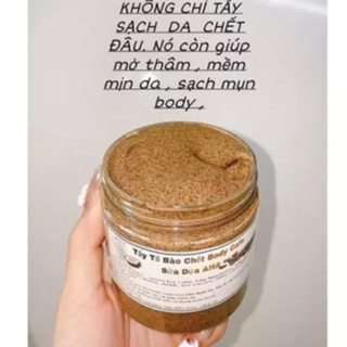 Tẩy da chết body cafe sữa dừa có hạt cà phê 1KG VS 250g TIỆN LỢI
