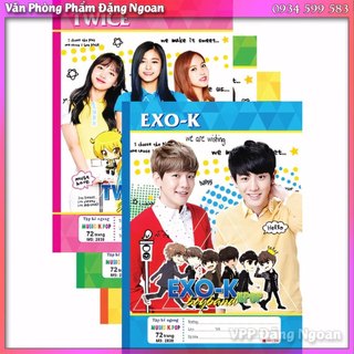 ❤️ [10 Quyển] Vở Kẻ Ngang 72 trang Hải Tiến KPOP - VPP Đặng Ngoan