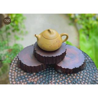 Miếng Lót Lọ Hoa Bằng gỗ Lũa, Miếng Lót cốc, lót ấm trà gỗ tự nhiên,Tấm lót Lọ hoa decore, bộ khay trà gỗ lữa