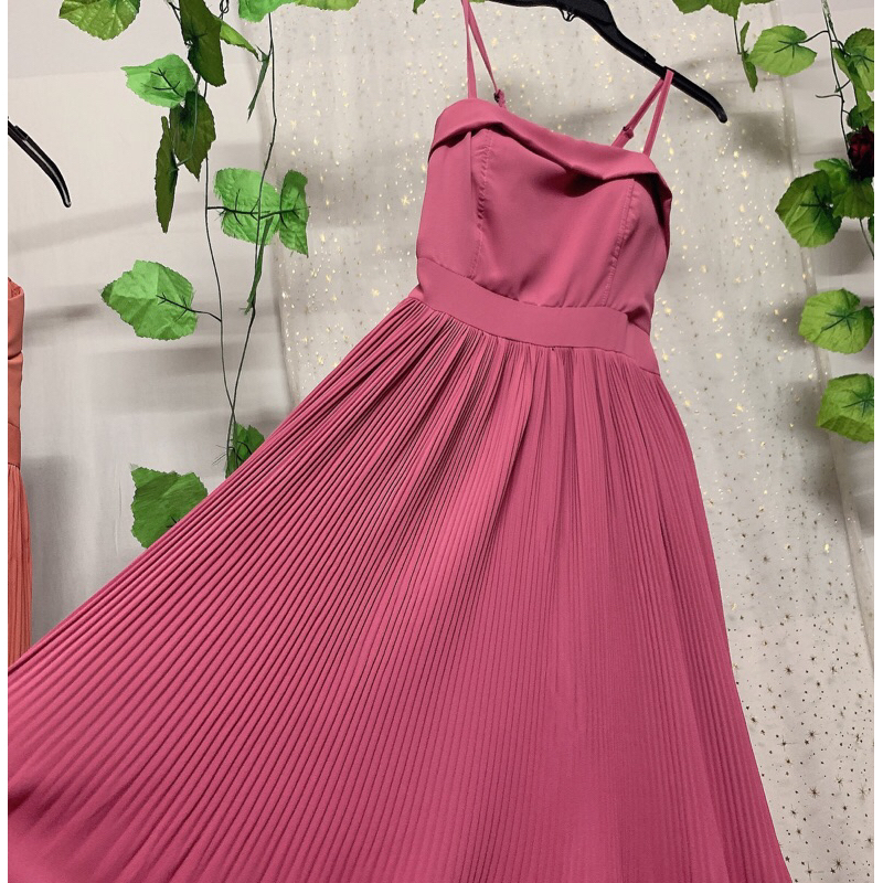 Đầm 2 dây dập li