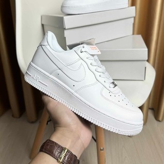 Giày af1 trắng nam nữ,giày nike_air force 1 white classic dễ phối đồ full bill box