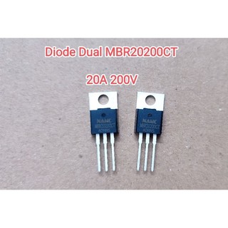 MBR20200CT Diode xung kép MBR20200CT 20A/200V mới chính hãng NAMC MBR20200CT Dual Diode Schottky 20A/200V TO-220AB