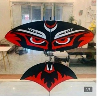  Diều ghép khung 1m7 cacbon  in hình ngộ nghĩch. 