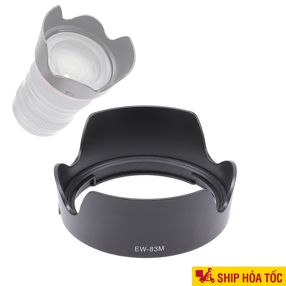 Lens hood Canon EW-83M cho Ống kính Canon EF 24-105mm, EF 24-70mm Loa che nắng EW 83M