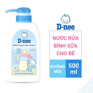 Nước rửa bình sữa & rau quả D-nee 500ml [ Cam Kết Chính Hãng]