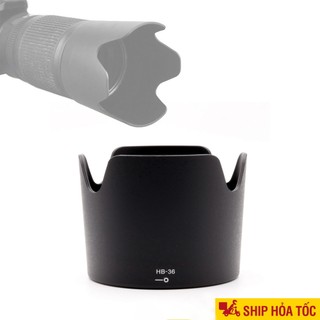 Lens hood nikon hb-36 cho ống kính nikon 70-300mm f/4-5.6g vr ed loa che nắng hb 36