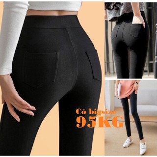 Quần Legging 4 Túi chun ốp cơ bản, Vải Cotton thun dày cao cấp, nâng vòng ba, tôn dáng, che nhược điểm tốt, có big size