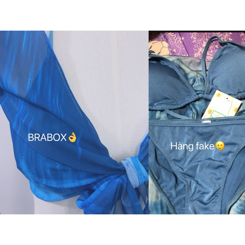 [SẴN] Bikini kèm áo chống nắng The Blue Ocean (set 4 chi tiết) BRABOX BIKI20 | BigBuy360 - bigbuy360.vn