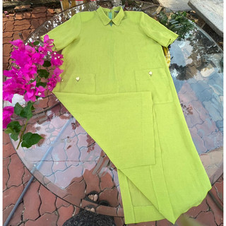 thanh lý đầm xanh ulzzang( kèm hình tự chụp)