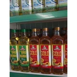Dầu ăn Meizan gold, meizan đậu nành chai 1L