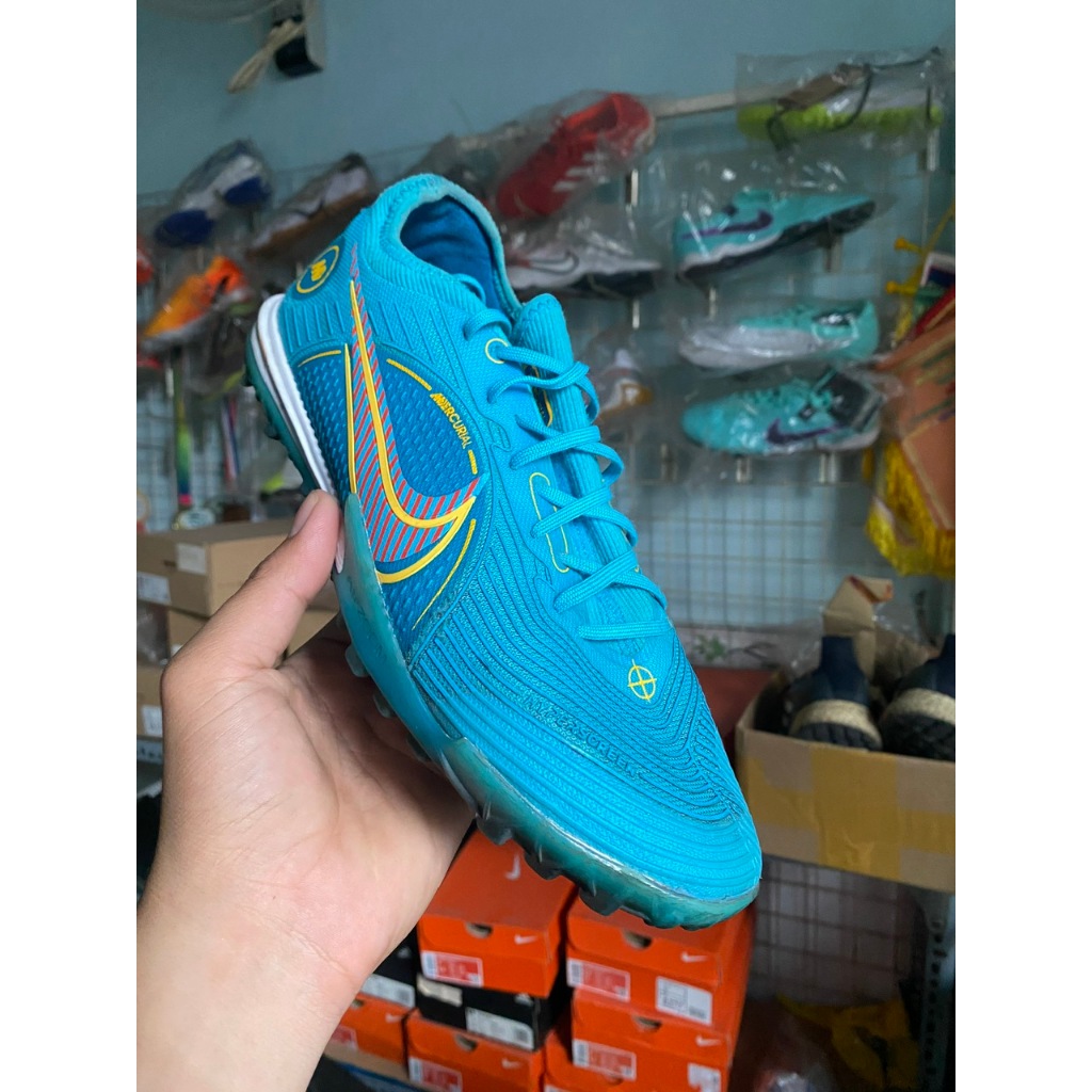 (CHÍNH HÃNG) GIÀY BÓNG ĐÁ 2-HAND SÂN CỎ NHÂN TẠO, SÂN 5 SÂN 7 NIKE ZOOM VAPOR 14 PRO TF XANH DƯƠNG [TRUNGSPORT]