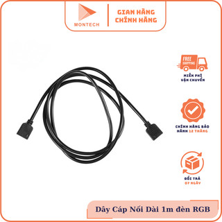 Dây Cáp Nối Dài 1m Cho Đèn Led RGB 4 Pin (kèm chân)