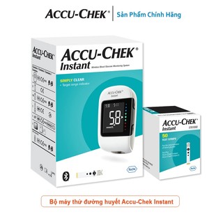 COMBO Máy đo đường huyết Accu-Chek Instant . ( Hàng Chính Hãng )