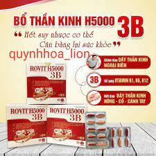 Rovit H5000 3B - Bổ sung vitamin B và Magie, tăng cường sức khỏe (Hộp 100 viên)