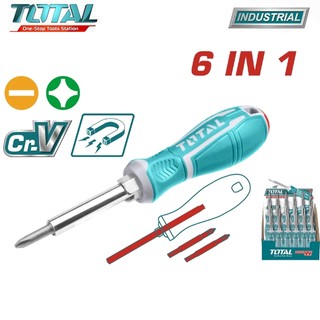 Bộ tua vít 6 trong 1 Total THT2506076