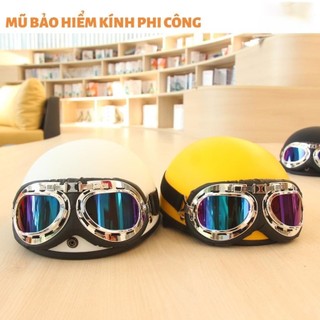 kính phi công gắn nón bảo hiểm